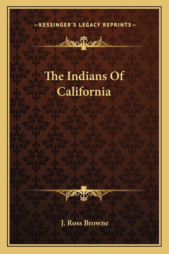 Front cover_The Indians of California