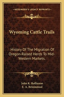 Front cover_Wyoming Cattle Trails