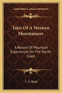 Front cover_Tales Of A Western Mountaineer