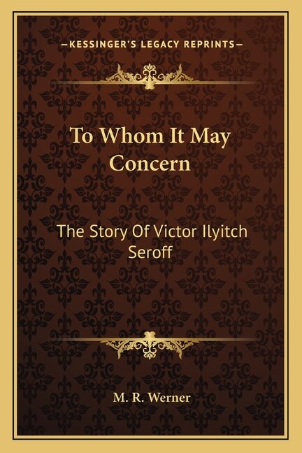 Couverture_To Whom It May Concern