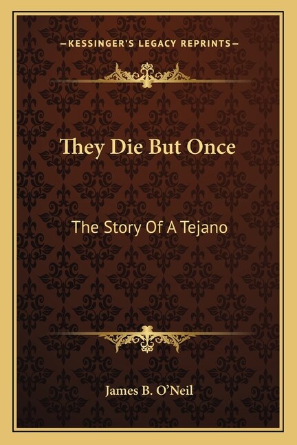 Couverture_They Die But Once