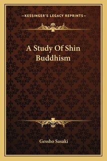Front cover_A Study Of Shin Buddhism