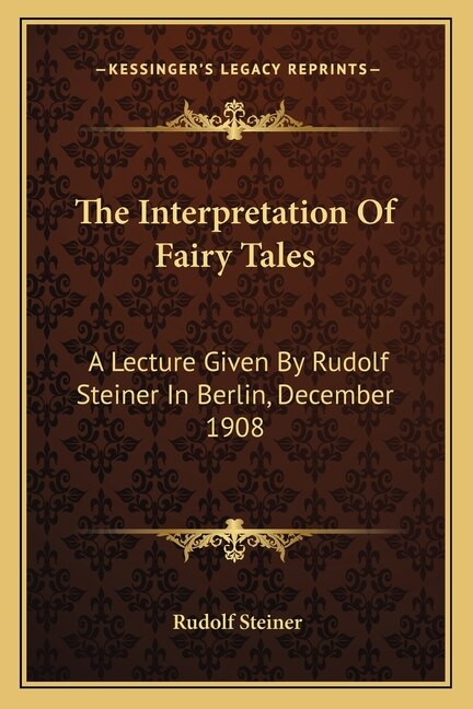 Front cover_The Interpretation of Fairy Tales