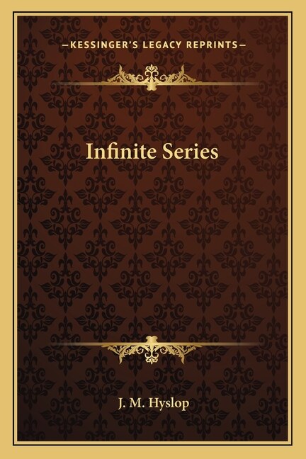 Front cover_Infinite Series