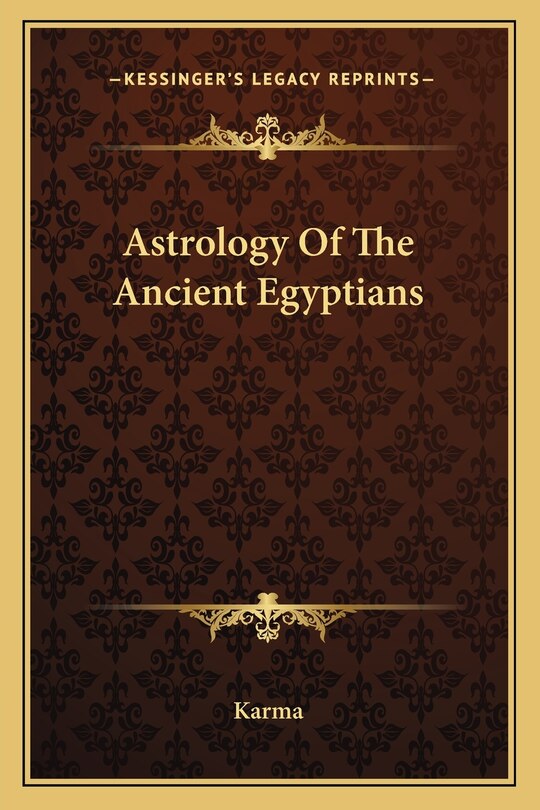 Front cover_Astrology of the Ancient Egyptians