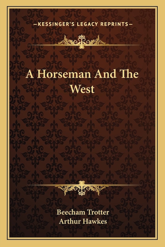 Front cover_A Horseman And The West