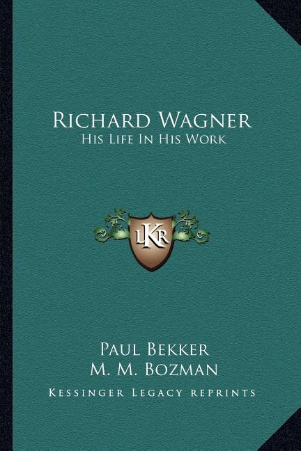 Front cover_Richard Wagner