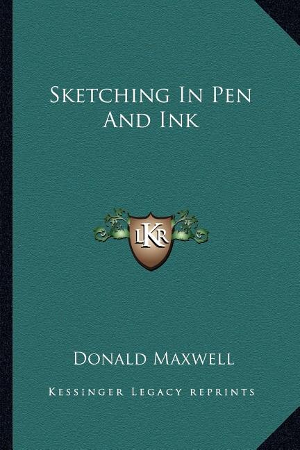 Front cover_Sketching In Pen And Ink