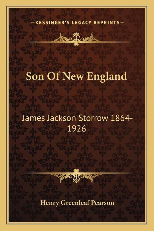 Front cover_Son Of New England