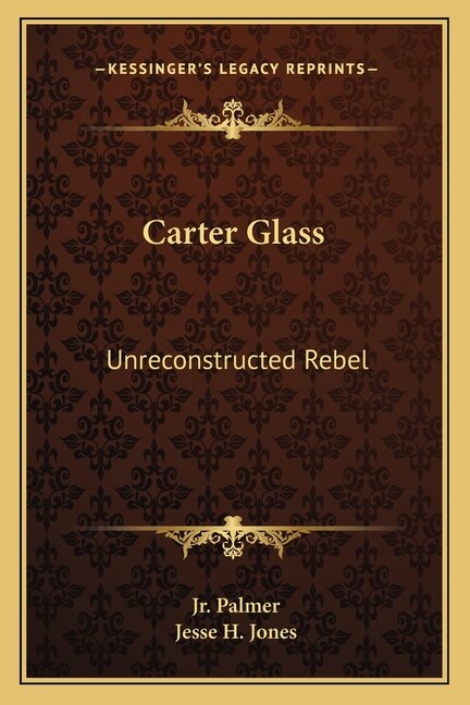 Front cover_Carter Glass