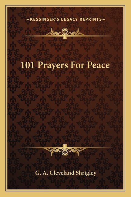 Couverture_101 Prayers For Peace