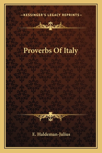 Proverbs Of Italy