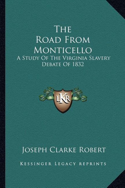 Front cover_The Road from Monticello
