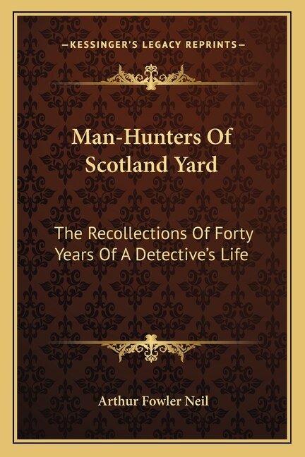 Front cover_Man-Hunters Of Scotland Yard