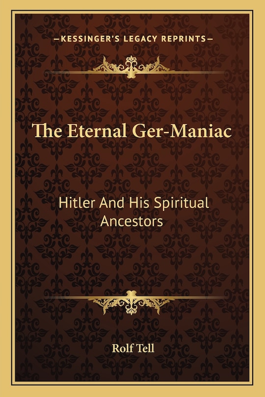 Front cover_The Eternal Ger-Maniac