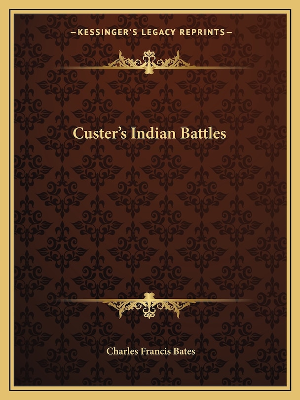 Front cover_Custer's Indian Battles