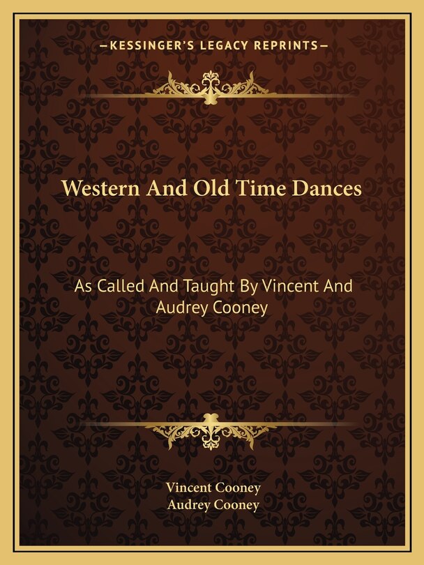 Front cover_Western And Old Time Dances
