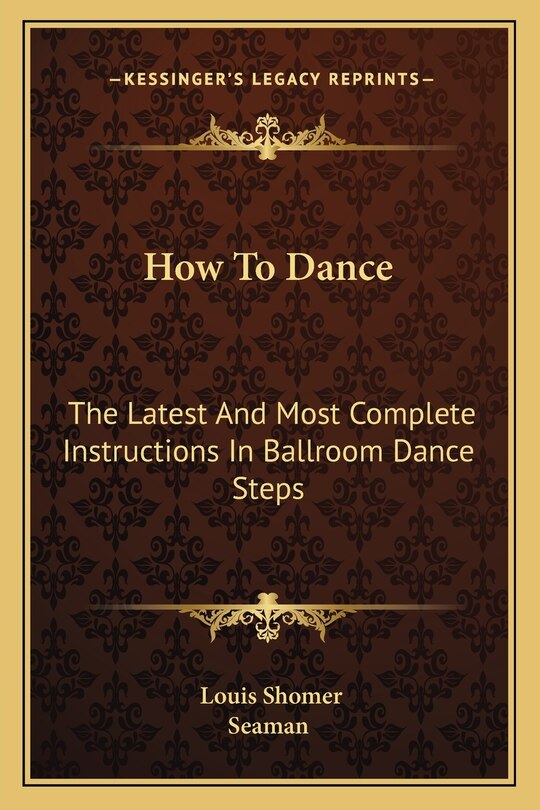 Front cover_How to Dance