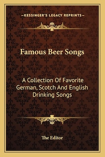 Front cover_Famous Beer Songs
