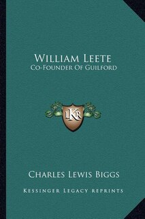 Front cover_William Leete