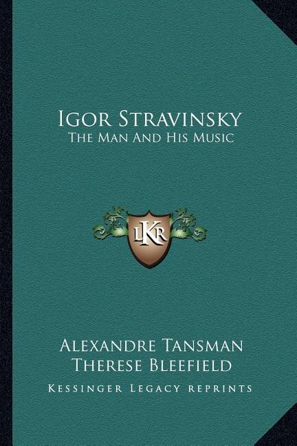 Front cover_Igor Stravinsky