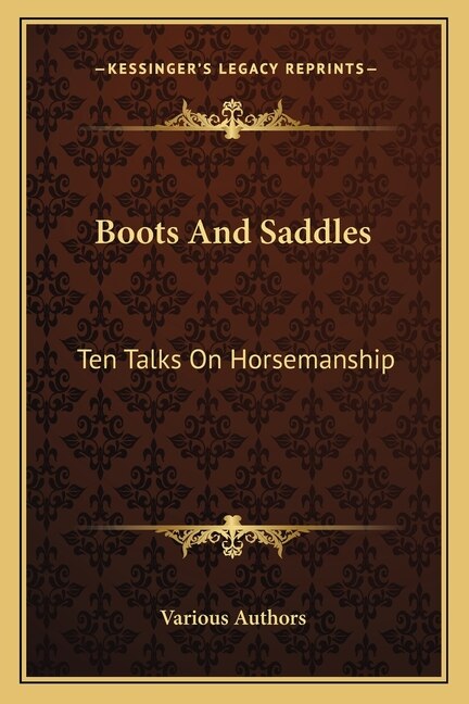 Front cover_Boots And Saddles