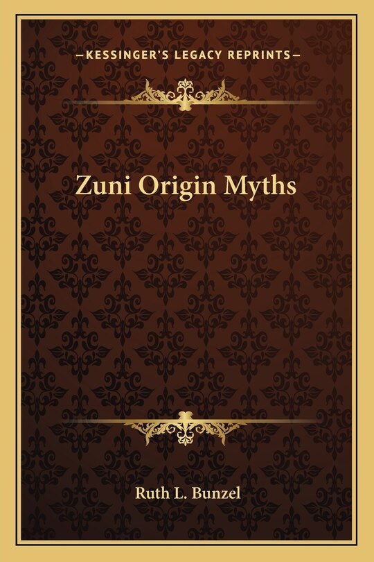 Front cover_Zuni Origin Myths
