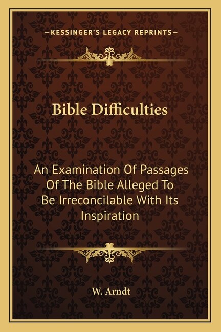Front cover_Bible Difficulties