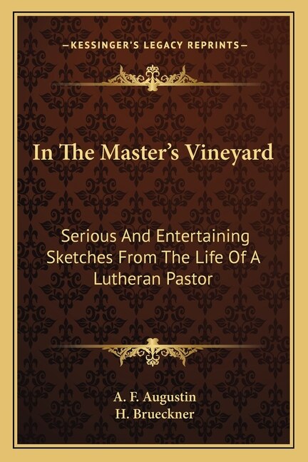 Front cover_In The Master's Vineyard