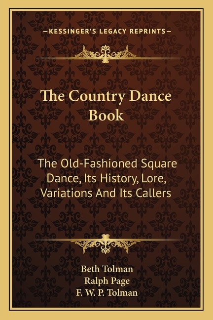 Front cover_The Country Dance Book
