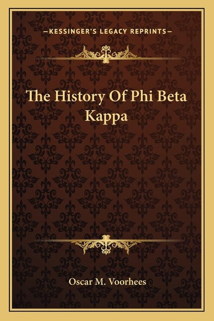 The History Of Phi Beta Kappa