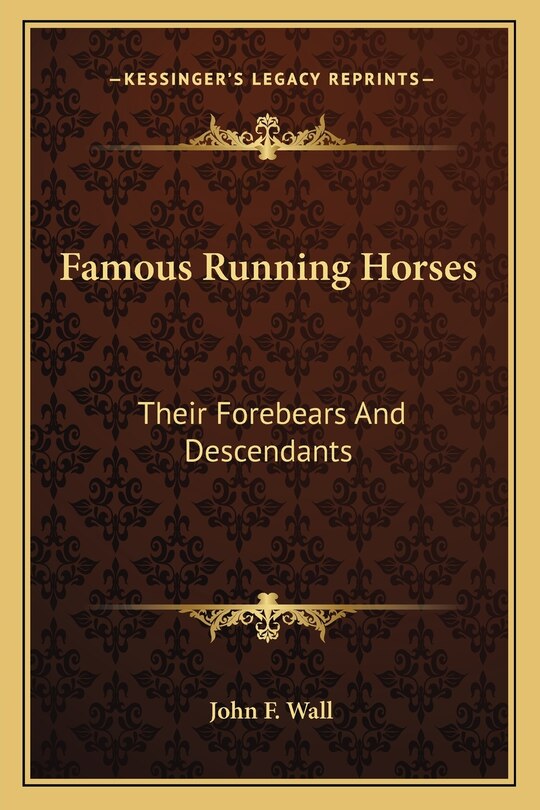 Front cover_Famous Running Horses