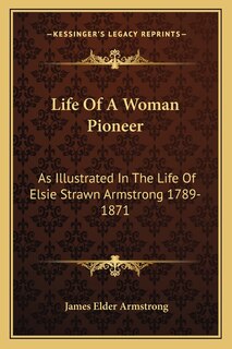 Front cover_Life of a Woman Pioneer