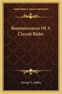 Front cover_Reminiscences Of A Circuit Rider