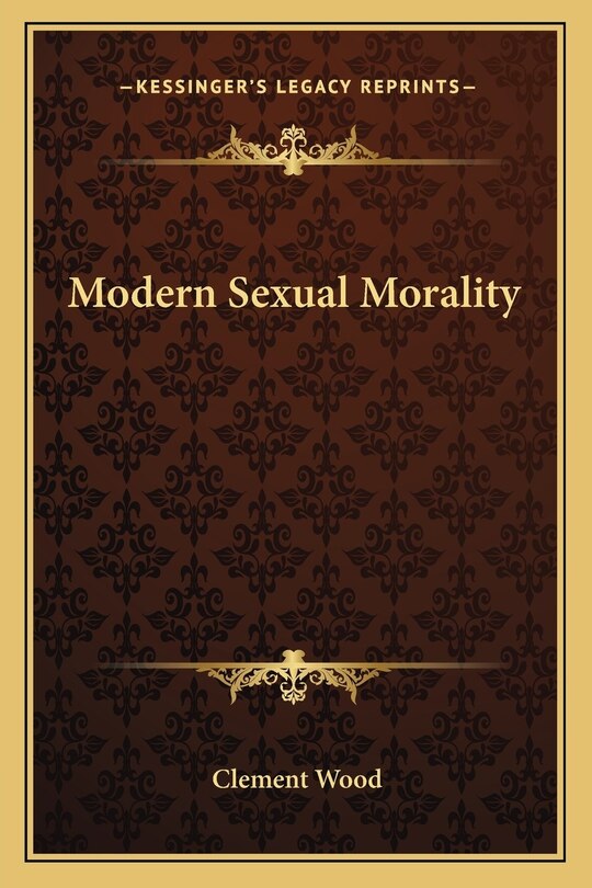 Front cover_Modern Sexual Morality