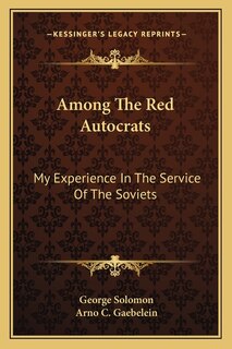 Front cover_Among The Red Autocrats