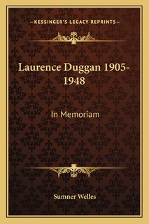Front cover_Laurence Duggan 1905-1948