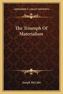 Front cover_The Triumph Of Materialism