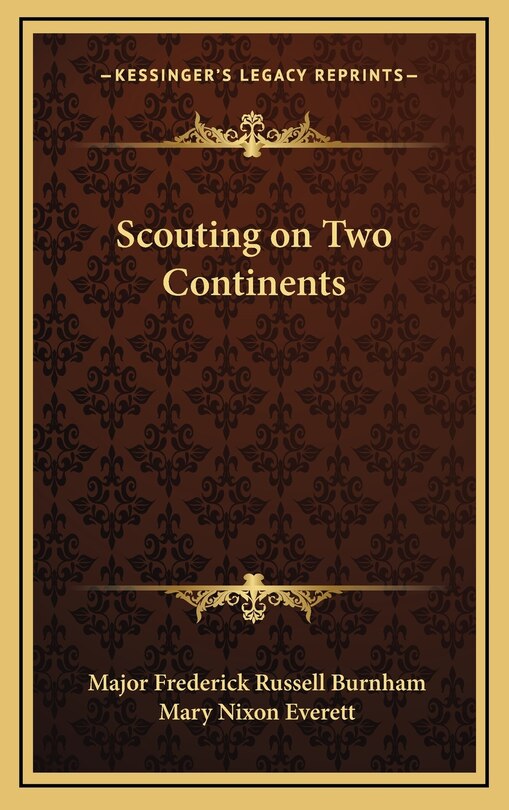 Front cover_Scouting on Two Continents
