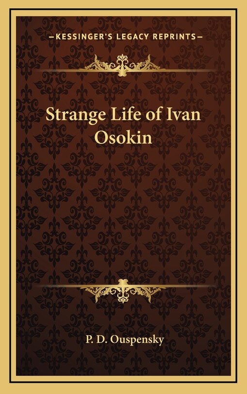 Front cover_Strange Life of Ivan Osokin