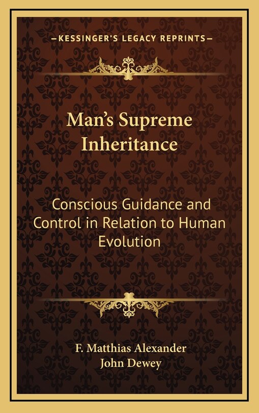 Couverture_Man's Supreme Inheritance