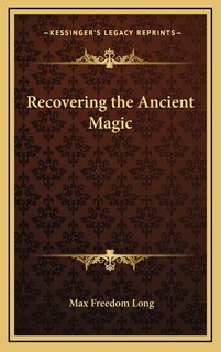 Front cover_Recovering The Ancient Magic