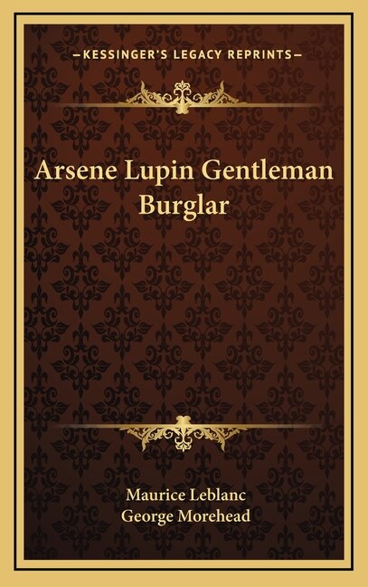 Front cover_Arsene Lupin Gentleman Burglar
