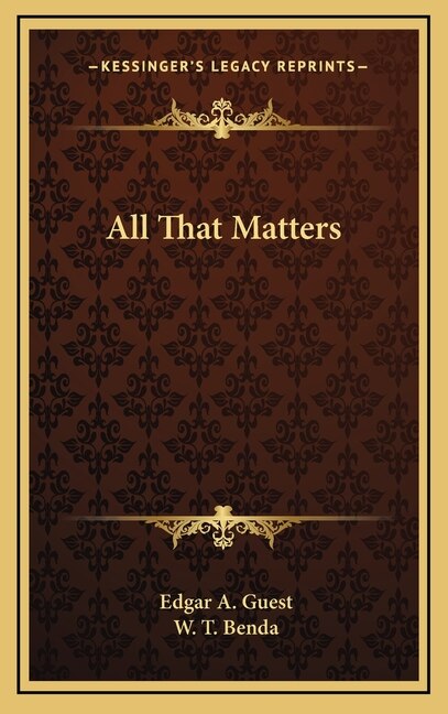 Front cover_All That Matters