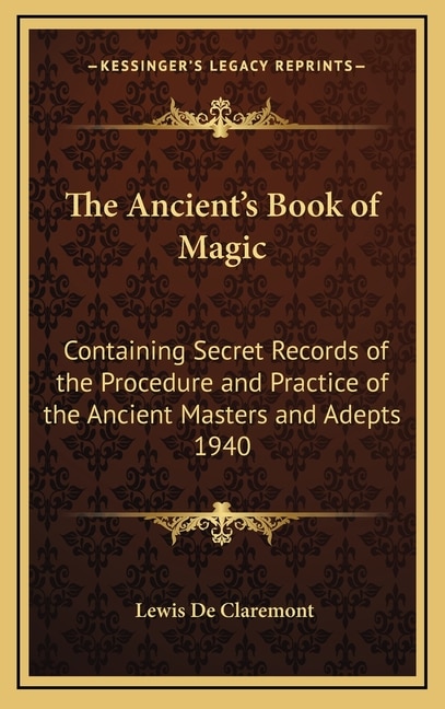 Couverture_The Ancient's Book of Magic