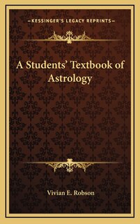 Front cover_A Students' Textbook of Astrology