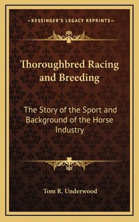 Front cover_Thoroughbred Racing and Breeding