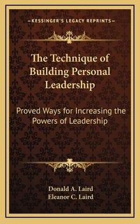 Couverture_The Technique of Building Personal Leadership