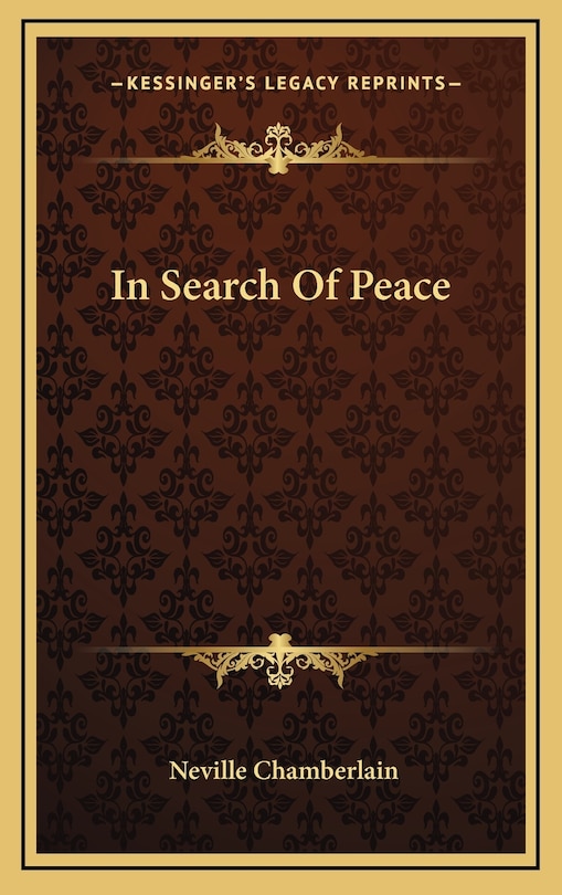 Front cover_In Search Of Peace