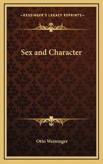 Front cover_Sex and Character